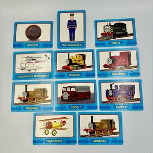 11 Thomas & Friends Wooden Railway Collector Cards Vintage